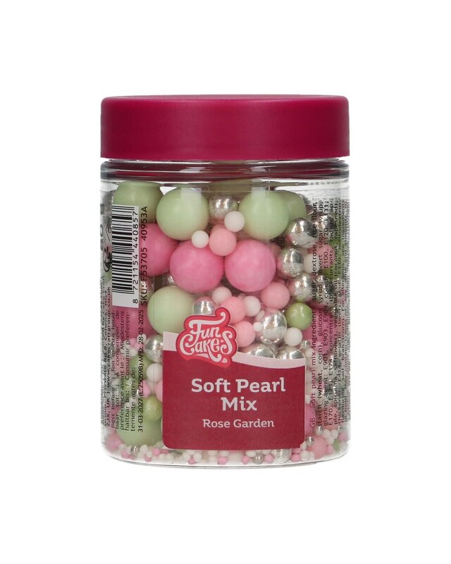 Funcakes FunCakes Soft Pearls Mix Rose Garden 80g