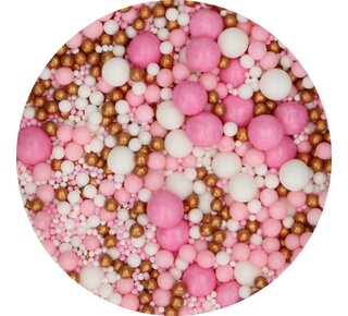 Funcakes FunCakes Soft Pearls Mix Pink Celebration 80g