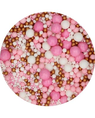 Funcakes FunCakes Soft Pearls Mix Pink Celebration 80g