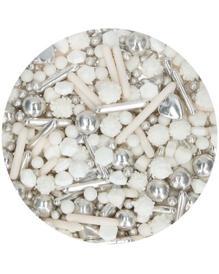 Funcakes FunCakes 3D Sprinkle Medley - Silver Lining 70g