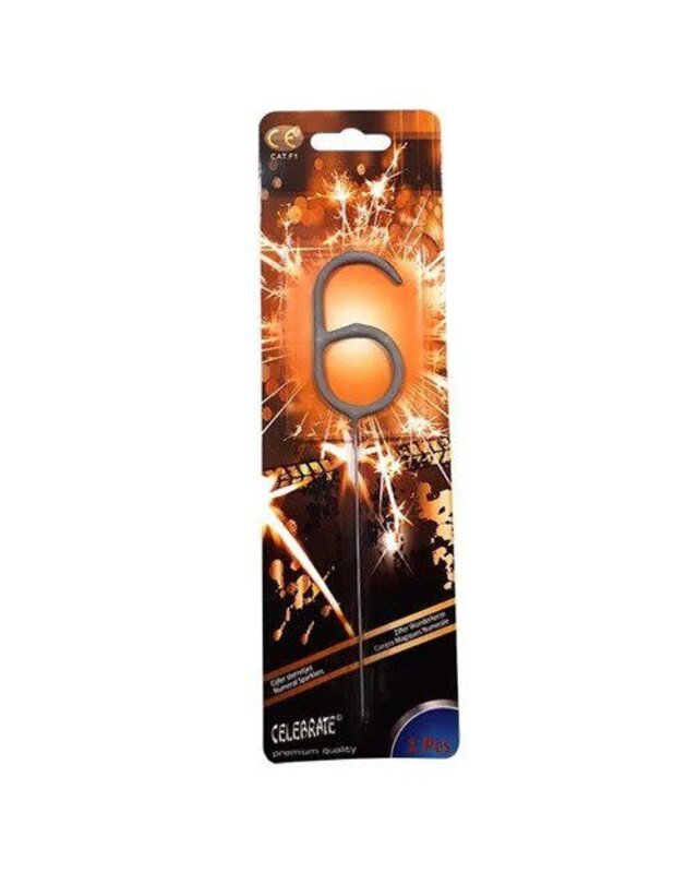 Haza Vuurwerk Sterretje cijfer ”6”