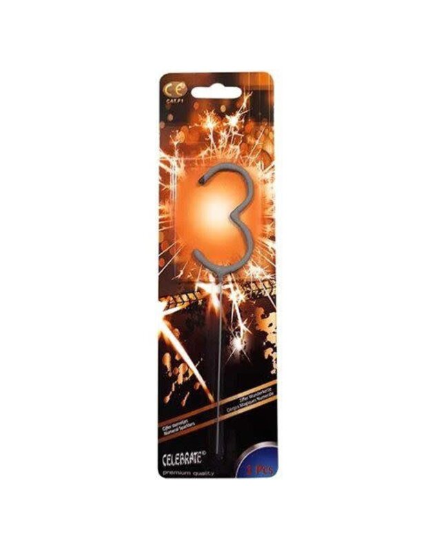 Haza Vuurwerk Sterretje cijfer ”3”