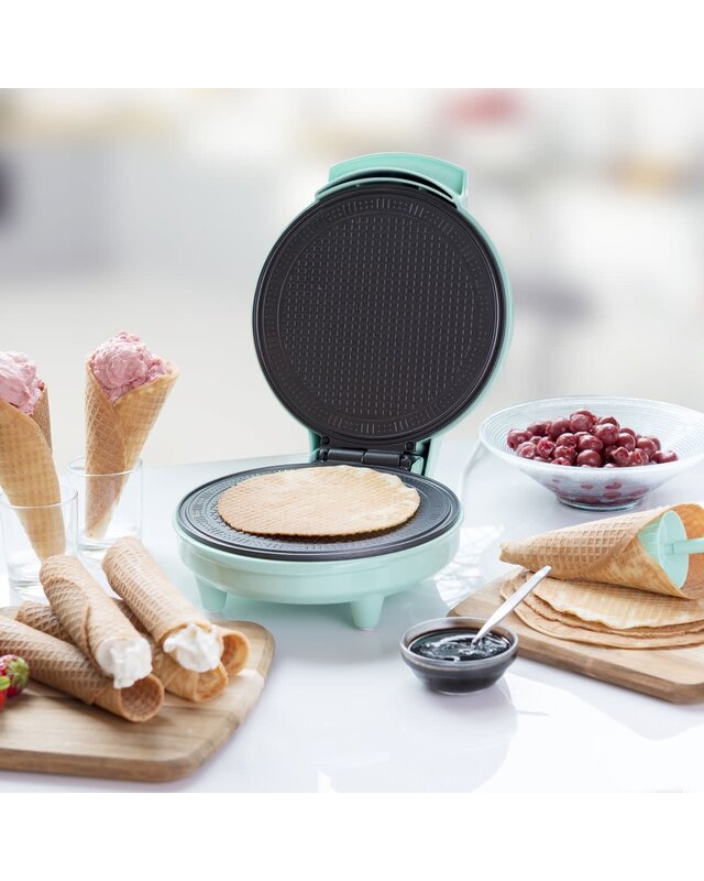 Bestron Wafelcone Stroopwafel Maker Mint