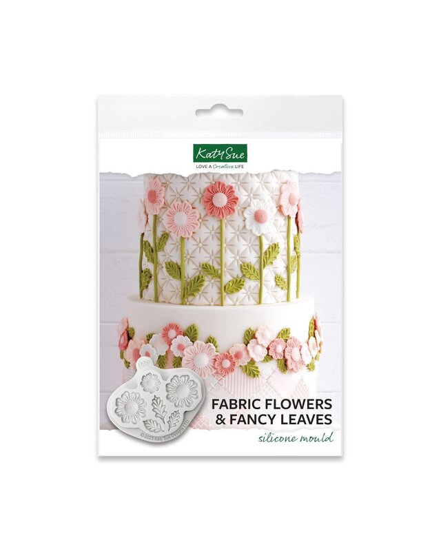 Katy Sue Katy Sue Siliconen Mal - Stoffen Bloemen en Fancy Bladeren