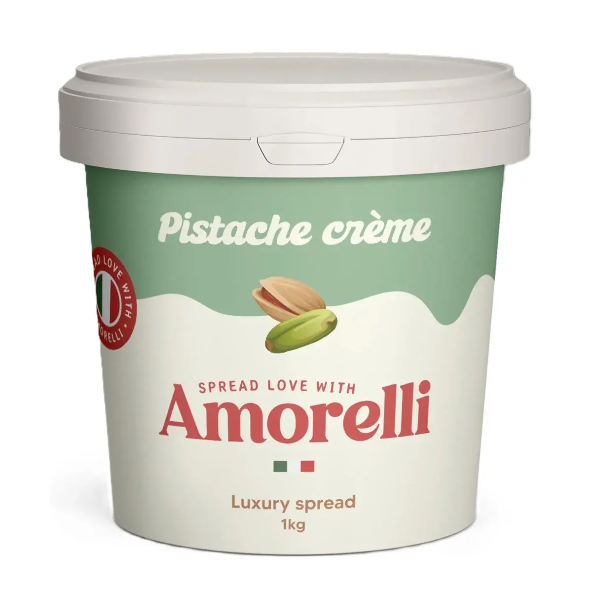 Amorelli Amorelli Pistache Spread 1kg THT 30/06/26