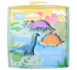 PME PME Koekjes Uitsteker Dinosaurus Set/3