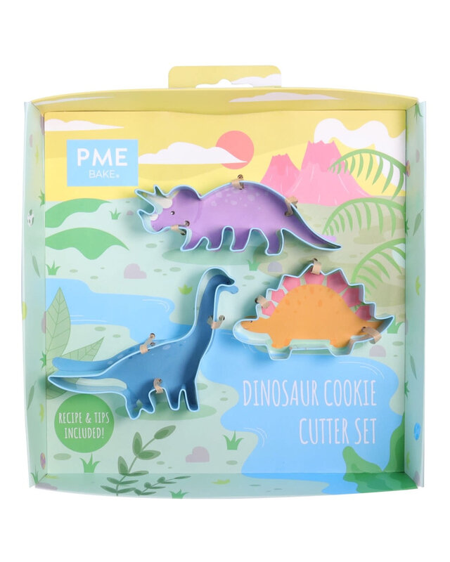 PME PME Koekjes Uitsteker Dinosaurus Set/3