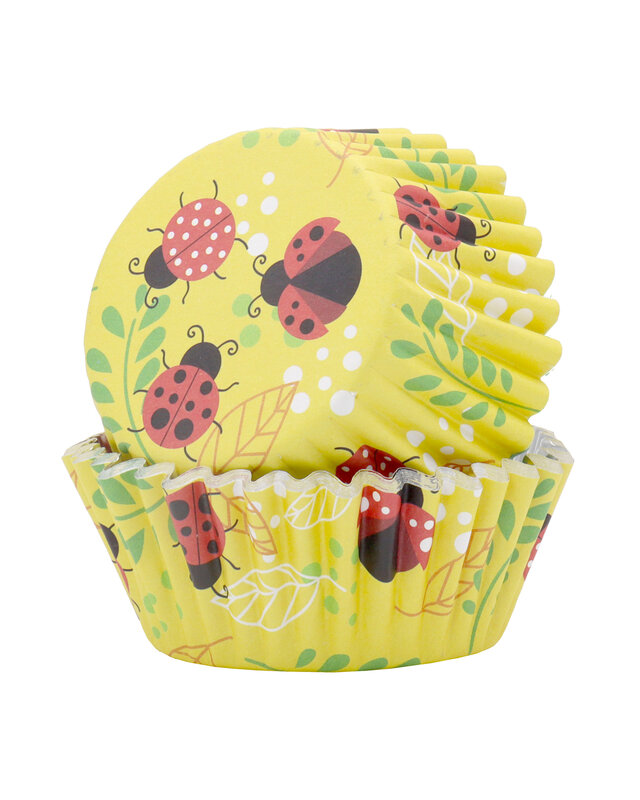 PME PME Foil Baking Cups lieveheersbeestje pk/30