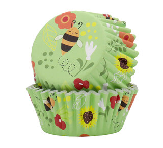 PME PME Foil Baking Cups bijen pk/30