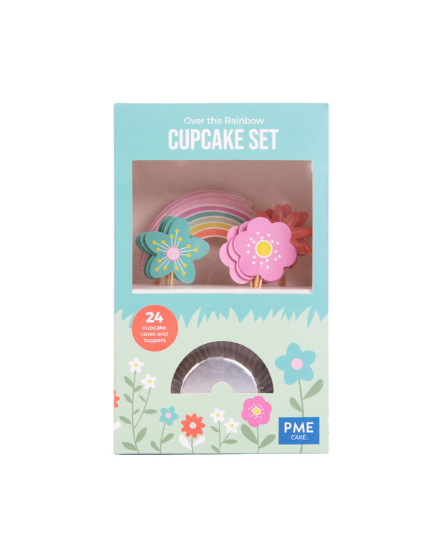PME Cupcakeset over the rainbow