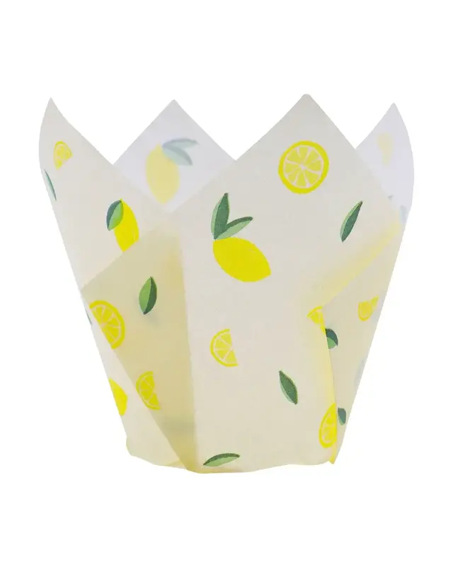 PME PME Muffinvormpjes Tulp citroen Pk/24