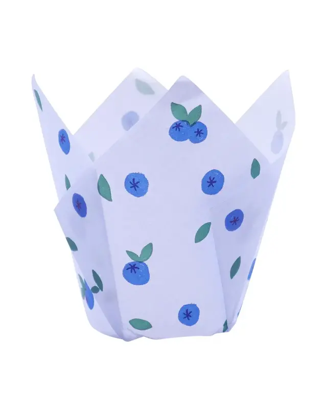 PME PME Muffinvormpjes Tulp blauwe bessen Pk/24