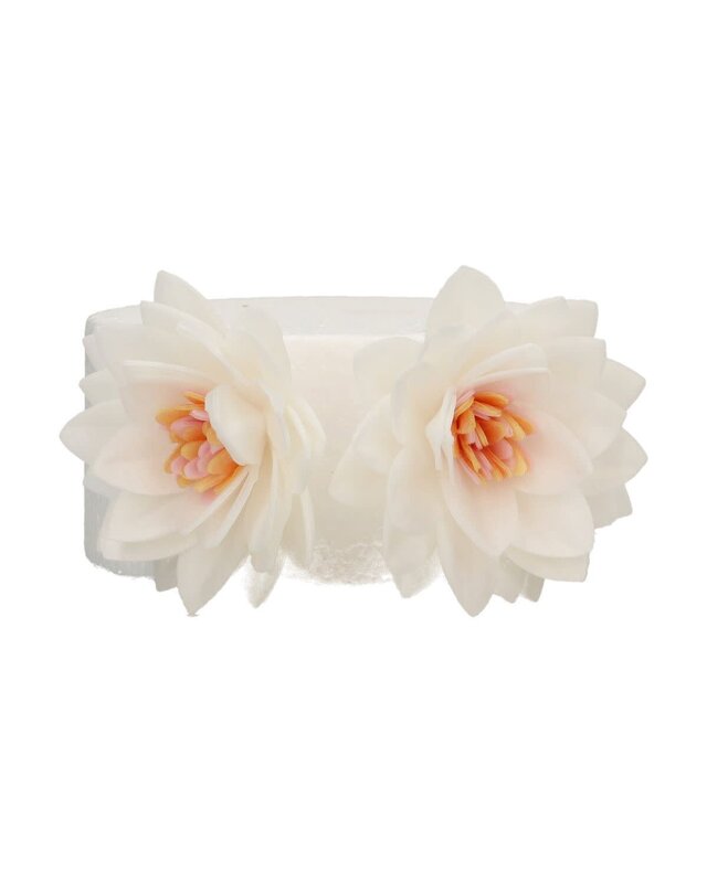 Funcakes FunCakes Edible Wafer Flowers Deluxe Lotus White Medium pk/10