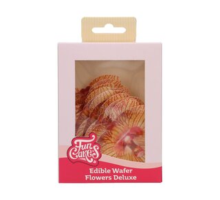 Funcakes FunCakes Eetbare Papieren Bloemen Deluxe Orchidee Goudbruin Medium pk/10