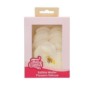 Funcakes FunCakes Eetbare Papieren Bloemen Deluxe Orchidee Wit Medium pk/10