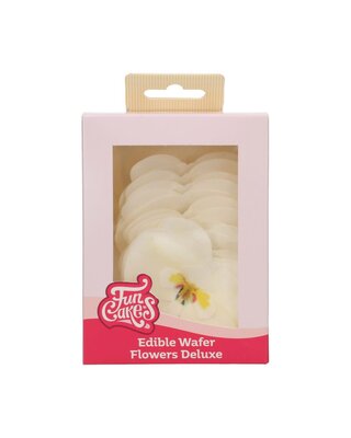 Funcakes FunCakes Eetbare Papieren Bloemen Deluxe Orchidee Wit Medium pk/10