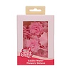 FunCakes Eetbare Papieren Bloemen Deluxe Rose Rosalia Roze Medium pk/15
