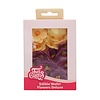 FunCakes Eetbare Papieren Bloemen Deluxe Hortensia Paars/Geel Klein pk/18