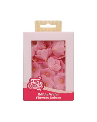 Funcakes FunCakes Eetbare Papieren Bloemen Deluxe Hortensia Roze Klein pk/18