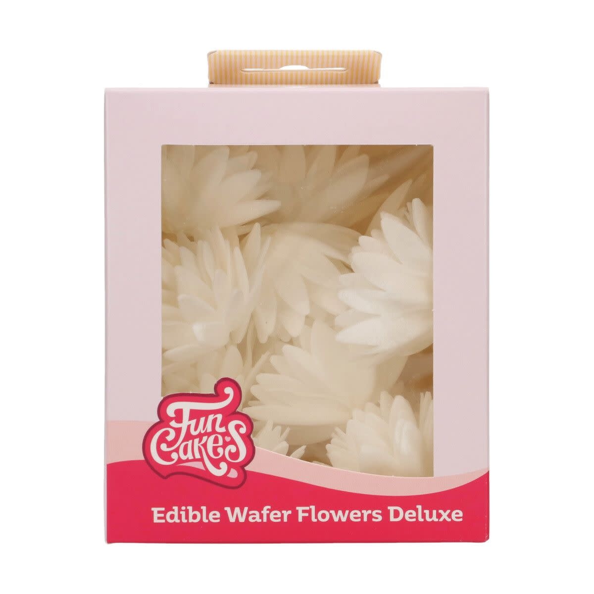 Funcakes FunCakes Eetbare Papieren Bloemen Deluxe Aster Wit Medium pk/14