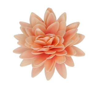 Funcakes FunCakes Eetbare Papieren Bloemen Deluxe Pioenroos Oranje Groot pk/1