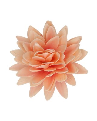 Funcakes FunCakes Eetbare Papieren Bloemen Deluxe Pioenroos Oranje Groot pk/1