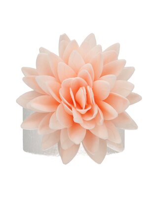 Funcakes FunCakes Eetbare Papieren Bloemen Deluxe Pioenroos Oranje Ombre Groot pk/1