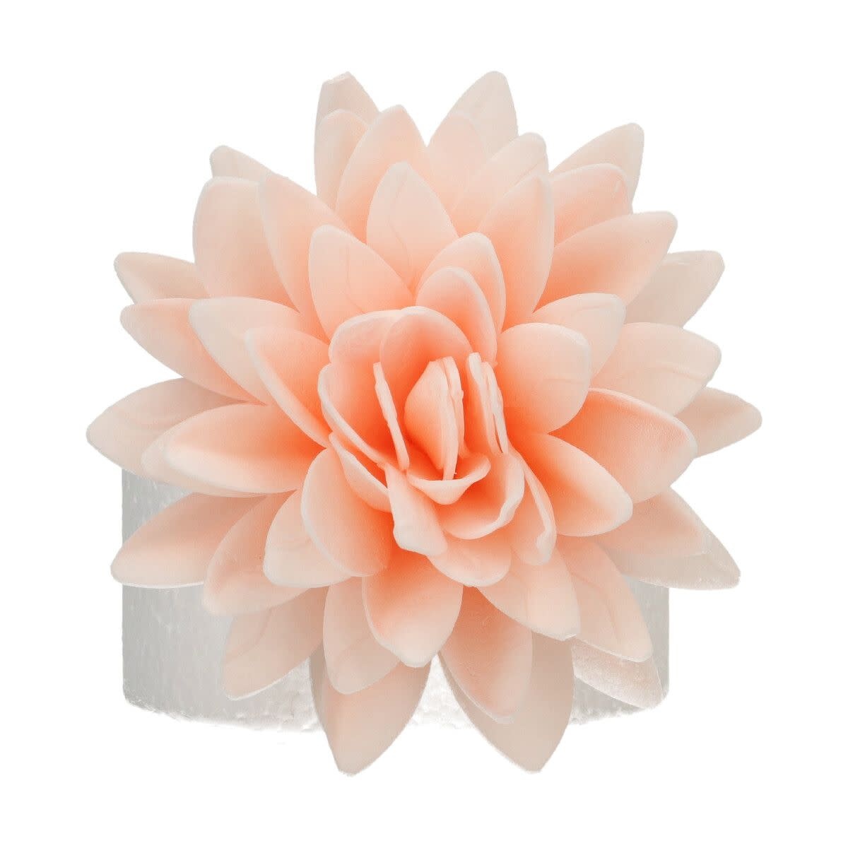 Funcakes FunCakes Eetbare Papieren Bloemen Deluxe Pioenroos Oranje Ombre Groot pk/1