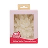 FunCakes Eetbare Papieren Bloemen Deluxe Pioenroos Wit Groot pk/1