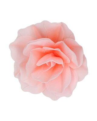 Funcakes FunCakes Eetbare Papieren Bloemen Deluxe Rose Pastella Roze Groot pk/1