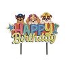 Dekora Paw Patrol Happy Birthday Cake Topper 17 x 15 cm