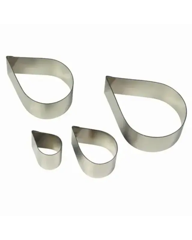 PME PME Rose Flower/Petal cutter set/4