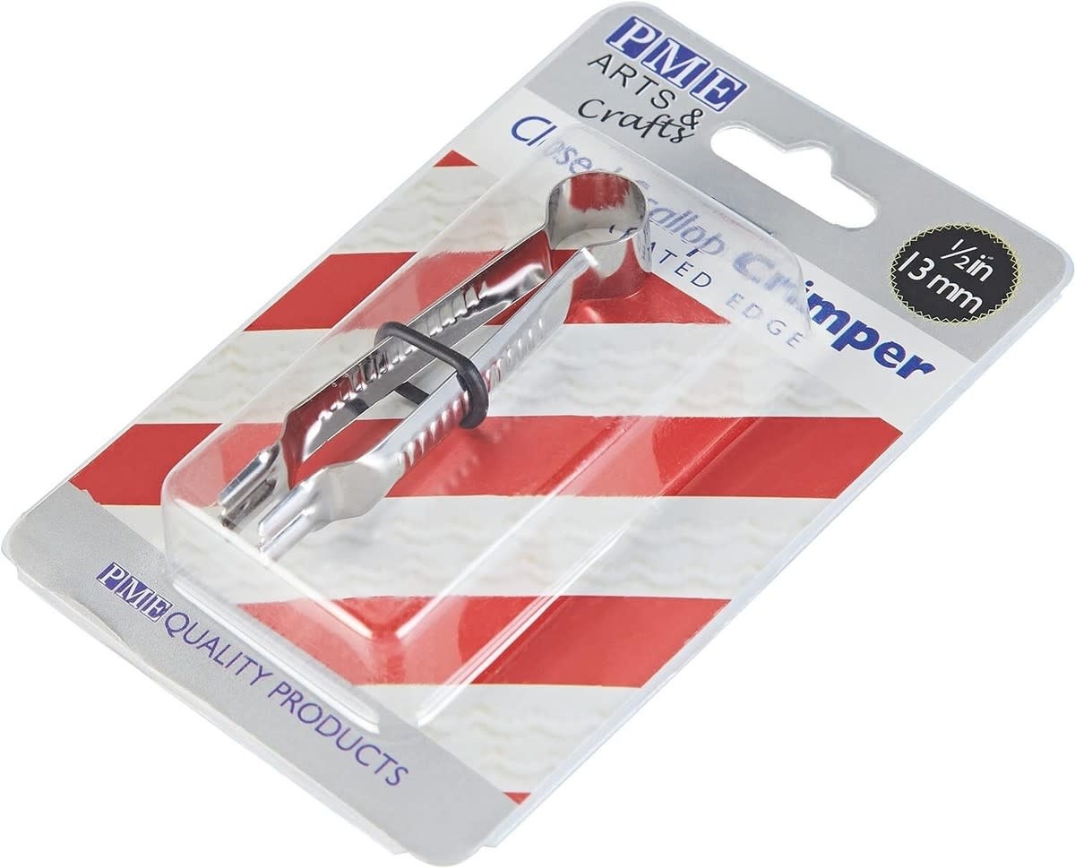 PME Closed Scallop Crimper serrated edge