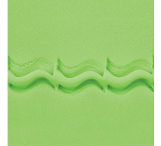 PME Wavy Line Crimper plain edge