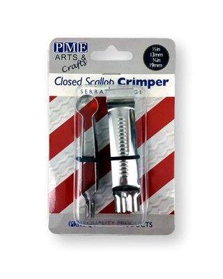 PME Closed Scallop Crimper serrated edge