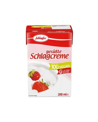 Schlagfix Schlagfix Plantaardige Slagroom Gezoet 200ml