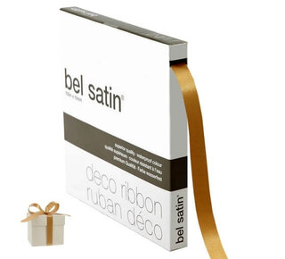 Bel Satin Lint Satijn Goud 15mmx100 cm
