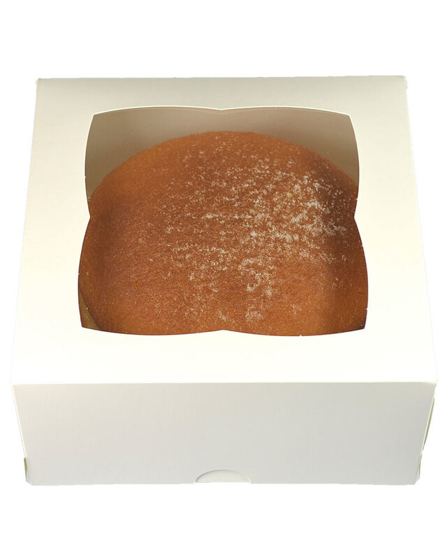 House of Marie Bentocake-/Taartdoos met venster 15x15x7.5 cm