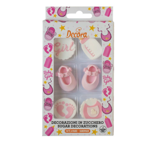 decora Decora I'ts a girl suikerdecoratie / Baby meisje