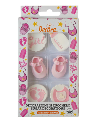 decora Decora I'ts a girl suikerdecoratie / Baby meisje