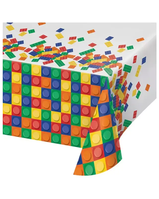 Tafelkleed Bouw blokjes 137x259cm