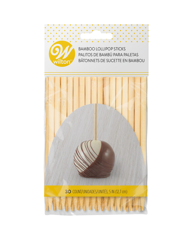 wilton Wilton Bamboe Lollystokjes 12 cm pk/30