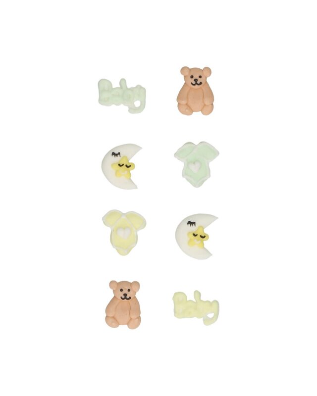 Funcakes FunCakes Suikerdecoraties Happy Baby Set/8