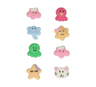Funcakes FunCakes Suikerdecoraties Kawaii Set/8