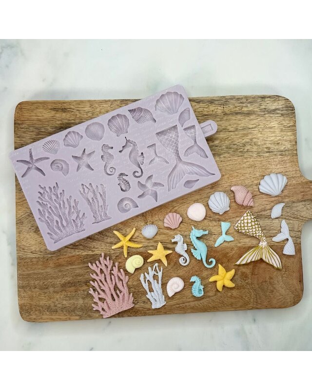 Karen Davies Karen Davies Siliconen Mal - Onder de Zee