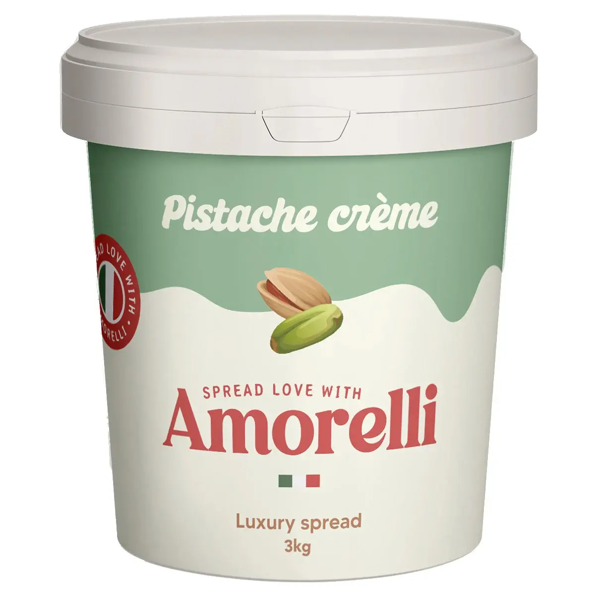 Amorelli Pistache Spread 3kg THT: 31/05/26