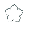 Koekjesvorm bloem 4,5cm