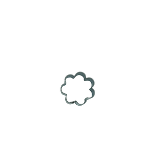 walters koekjesvorm bloem mini 1,8cm