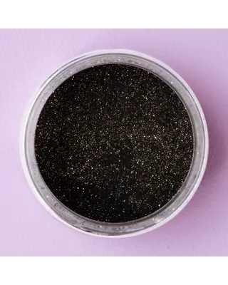 superstreusel Superstreuzel glitter zwart 10gr