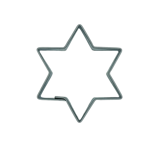 walters Koekjesvorm 6 punten ster  12cm